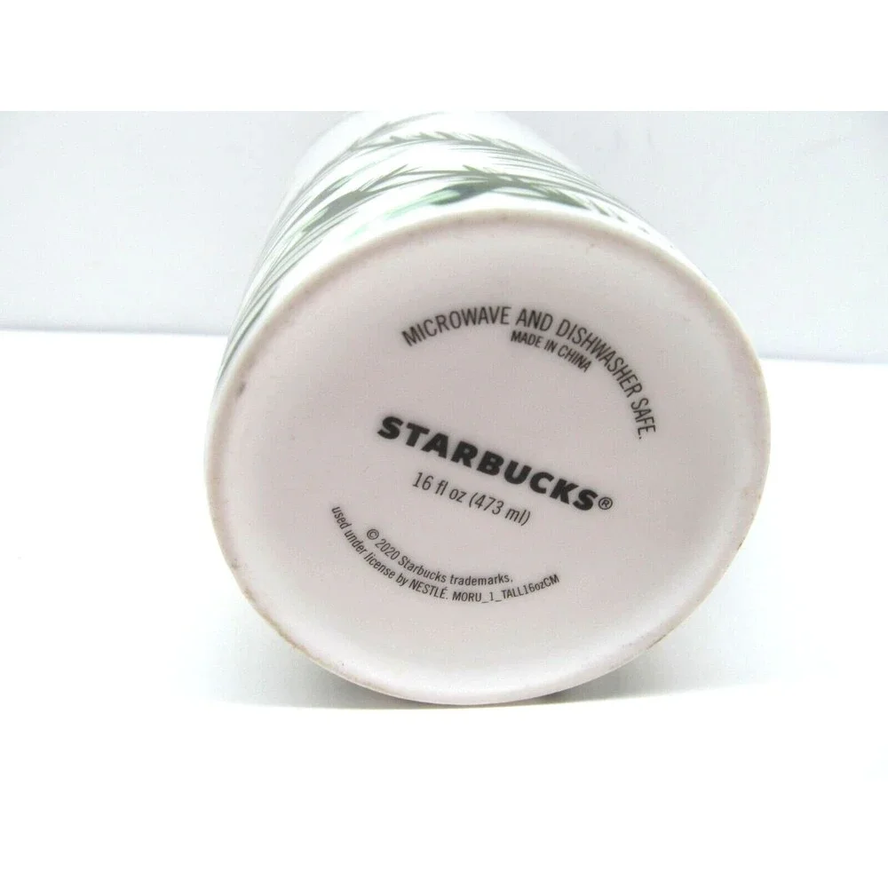 Starbucks Christmas Holiday Coffee Mug Cup 16 oz. Tree & Lights Christmas 2020